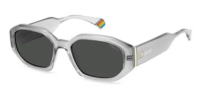 Polaroid Pld 6189/s Kb7/m9 Women's Sunglasses Grey Size 55 In Gray