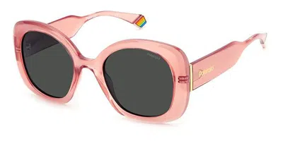 Polaroid Pld 6190/s 35j/m9 Women's Sunglasses Pink Size 52
