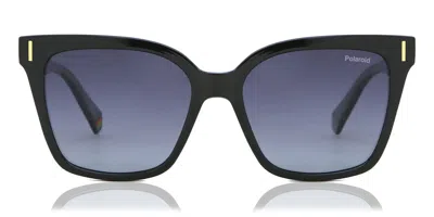 Polaroid Pld 6192/s Polarized 807/wj Women's Sunglasses Black Size 54 In Blue