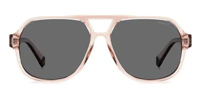 Polaroid Pld 6193/s Polarized 35j/m9 Men's Sunglasses Pink Size 57