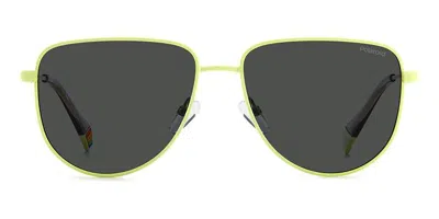 Polaroid Pld 6196/s/x Polarized 4an/m9 Men's Sunglasses Green Size 56