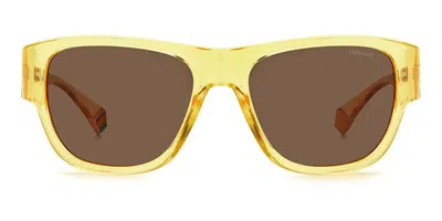 Polaroid Pld 6197/s Polarized 40g/sp Men's Sunglasses Yellow Size 55