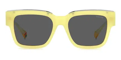 Polaroid Pld 6198/s/x Polarized 6dx/m9 Men's Sunglasses Yellow Size 52