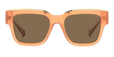 Polaroid Pld 6198/s/x Polarized 733/sp Men's Sunglasses Orange Size 52 In Blue