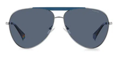 Polaroid Pld 6200/s/x Polarized V84/c3 Men's Sunglasses Grey Size 61 In Multi