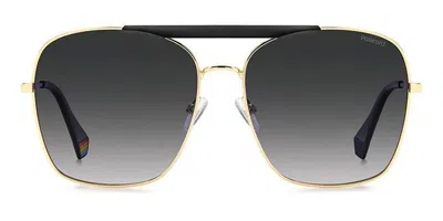 Polaroid Pld 6201/s/x Polarized I46/wj Women's Sunglasses Gold Size 59