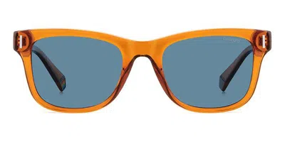 Polaroid Pld 6206/s Polarized L7q/c3 Men's Sunglasses Orange Size 51 In Brown