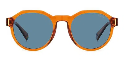 Polaroid Pld 6207/s Polarized 2lf/c3 Men's Sunglasses Orange Size 52 In Multi