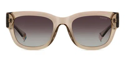 Polaroid Pld 6213/s/x Polarized 10a/la Women's Sunglasses Brown Size 51 In Multi