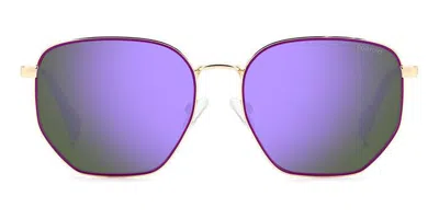 Polaroid Pld 6214/s/x Polarized S9e/mf Men's Sunglasses Purple Size 56 In Pink