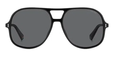 Polaroid Pld 6217/s Polarized 807/m9 Men's Sunglasses Black Size 57