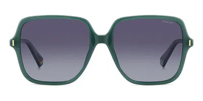 Polaroid Pld 6219/s Polarized 1ed/wj Women's Sunglasses Green Size 56