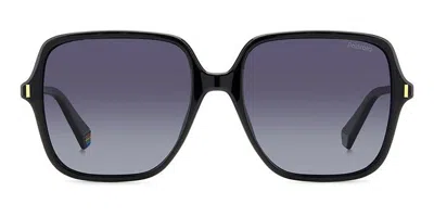 Polaroid Pld 6219/s Polarized 807/wj Women's Sunglasses Black Size 56