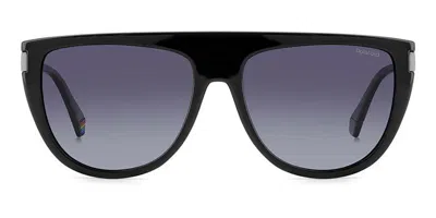 Polaroid Pld 6221/s/x Polarized 807/wj Women's Sunglasses Black Size 57