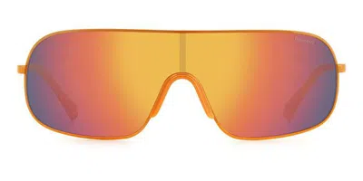 Polaroid Pld 6222/s Polarized L7q/oz Men's Sunglasses Orange Size 99
