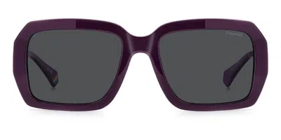 Polaroid Pld 6223/s/x Polarized B3v/m9 Men's Sunglasses Purple Size 54