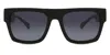 Polaroid Black Plastic Sunglasses In Black