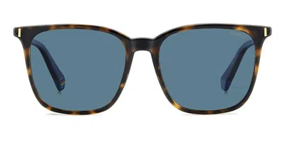 Polaroid Pld 6226/s Polarized 086/c3 Women's Sunglasses Tortoiseshell Size 54 In Multi