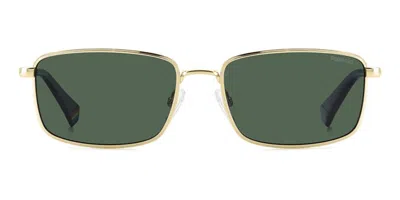 Polaroid Pld 6227/s/x Polarized J5g/uc Men's Sunglasses Gold Size 56