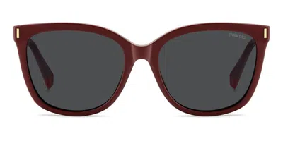 Polaroid Pld 6229/cs With Clip-on Women's Glasses, Red, Size 55