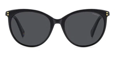 Polaroid Pld 6231/s Polarized 807/m9 Women's Sunglasses Black Size 55