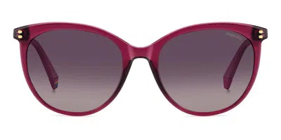 Polaroid Pld 6231/s Polarized Qho/jr Women's Sunglasses Pink Size 55 In Purple