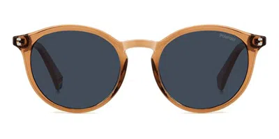 Polaroid Pld 6233/s Polarized L7q/c3 Men's Sunglasses Orange Size 51 In Blue