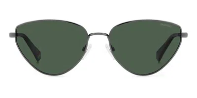 Polaroid Pld 6234/s/x Polarized Asr/uc Women's Sunglasses Grey Size 57 In Gray