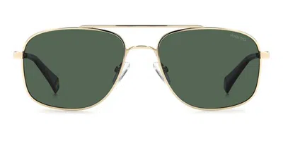 Polaroid Pld 6235/s/x Polarized Pef/uc Men's Sunglasses Gold Size 56