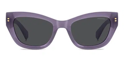 Polaroid Pld 6237/s/x Polarized 789/m9 Occhiali Da Sole Purple Per Donna In Multi