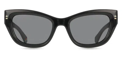 Polaroid Pld 6237/s/x Polarized 807/m9 Women's Sunglasses Black Size 52
