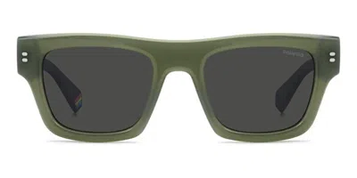 Polaroid Pld 6238/s/x Polarized 1ed/m9 Occhiali Da Sole Verdi Per Uomo In Green