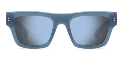 Polaroid Pld 6238/s/x Polarized Mvu/5x Men's Sunglasses Blue Size 51