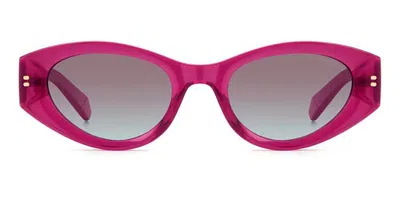 Polaroid Pld 6243/s/x Polarized Mu1/jr Occhiali Da Sole Rosa Per Donna In Pink