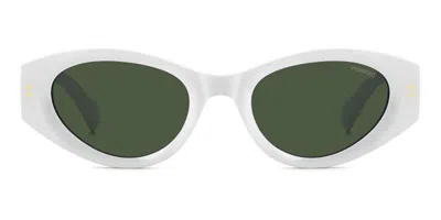 Polaroid Pld 6243/s/x Polarized Vk6/uc Occhiali Da Sole Bianchi Per Donna In White