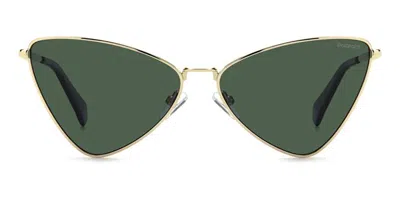 Polaroid Pld 6244/s/x Polarized Pef/uc Occhiali Da Sole Oro Per Donna In Gold