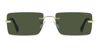 Polaroid Pld 6245/s Polarized Pef/uc Occhiali Da Sole Oro Per Uomo In Gold