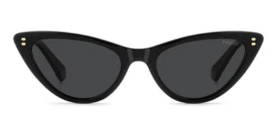 Polaroid Pld 6246/s Polarized 807/m9 Occhiali Da Sole Neri Per Donna In Black