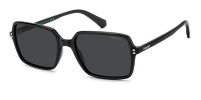 Polaroid Pld 6247/s Polarized 807/m9 Occhiali Da Sole Neri Per Uomo In Black