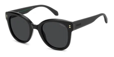 Polaroid Pld 6248/s/x Polarized 807/m9 Occhiali Da Sole Neri Per Donna In Gray
