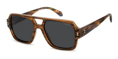 Polaroid Pld 6250/s/x Polarized L9g/m9 Occhiali Da Sole Tartarugatishell Per Uomo In Burgundy