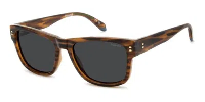 Polaroid Pld 6252/s/x Polarized L9g/m9 Occhiali Da Sole Tartarugatishell Per Uomo In Brown