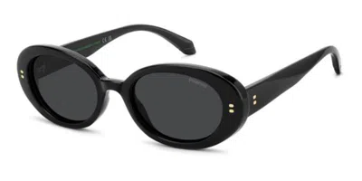 Polaroid Pld 6253/s/x Polarized 807/m9 Occhiali Da Sole Neri Per Donna In Black