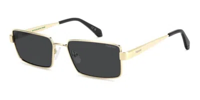 Polaroid Pld 6255/s/x Polarized 2f7/m9 Occhiali Da Sole Oro Per Uomo In Gold