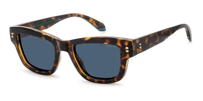 Polaroid Pld 6256/s/x Polarized 086/c3 Women's Sunglasses Tortoiseshell Size 49 In Brown