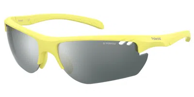 Polaroid Pld 7026/s 2v7/ex Men's Sunglasses Yellow Size 72
