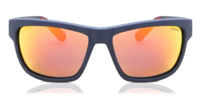Polaroid Pld 7031/s 8ru/oz Occhiali Da Sole Blu Per Uomo In Blue
