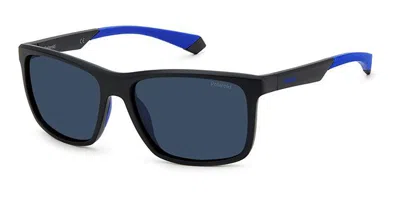 Polaroid Pld 7043/s Polarized 0vk/c3 Men's Sunglasses Black Size 57