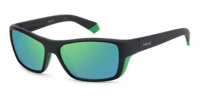 Polaroid Pld 7046/s 7zj/5z Men's Sunglasses Black Size 57
