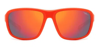 Polaroid Pld 7049/s Polarized 0z3/bg Men's Sunglasses Red Size 62